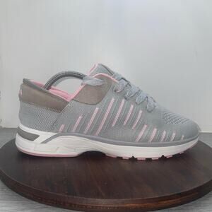 ZEBA Shoes Hands Free Comfort Slip On Walking Shoes Grey/Pink Women’s Size 11 W